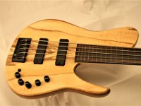 SJ5 Spalted Maple Fretless - Price 3800€